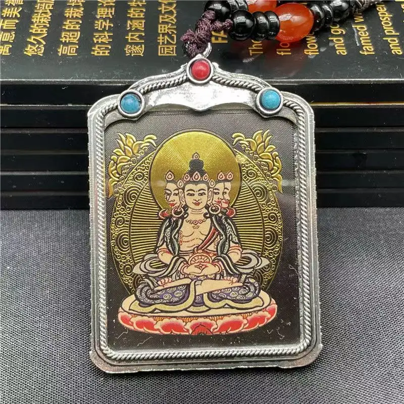 

Thangka, изысканное счастливое богатство, подвеска, украшения, металлические украшения ручной работы, #3, Бесплатная доставка