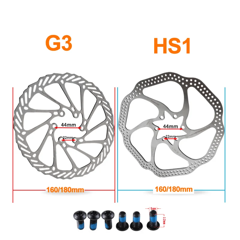 

MEROCA G3 HS1 Bicycle Disc Brake Rotor 160/180MM Hydraulic Brake Rotors High Strength Stainless Steel MTB Rotor Bike Part