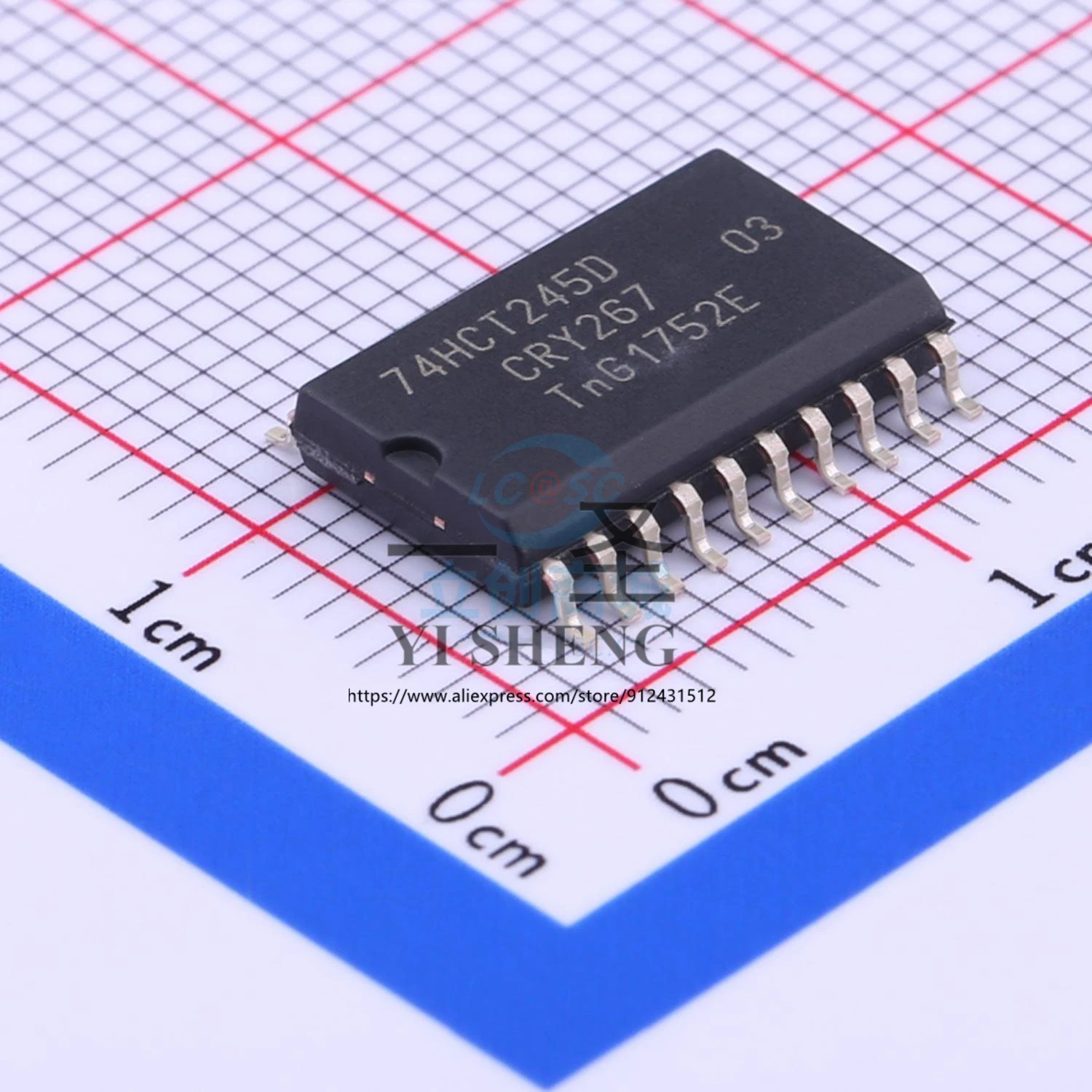 10 шт./лот 74HCT245D 653 SOIC-20_300mil | Электронные компоненты и принадлежности