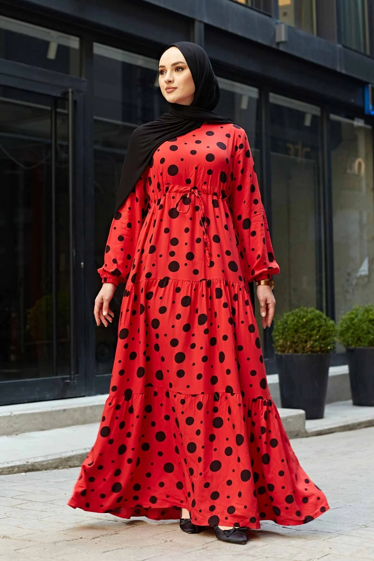 Women's Dress Kemerli dresses for women kaftan abaya women long Muslim dress Muslim women hijab abayas