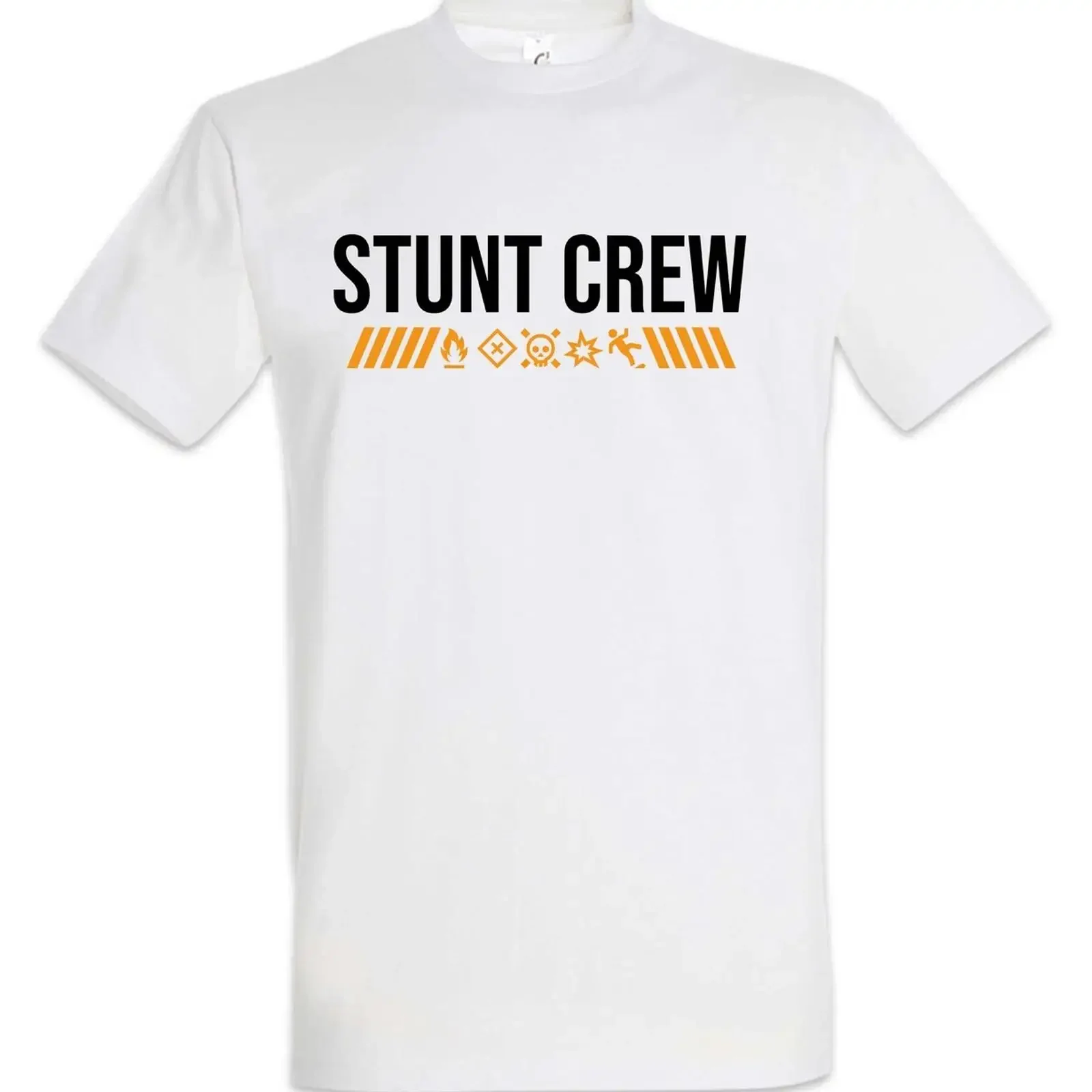 Фото Футболка Stunt Crew: Унисекс, винтажная, с эффектом потертости, в стиле стритвир. Дизайн: Учёный, Акробат, Забавный Профессор, Нerd, Учитель, Наука, Химик. №1