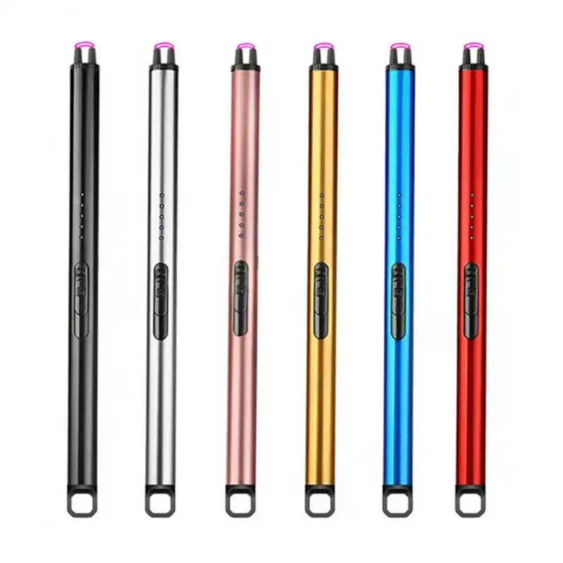 Электрическая дуговая Зажигалка для барбекю USB перезаряжаемые ветрозащитные