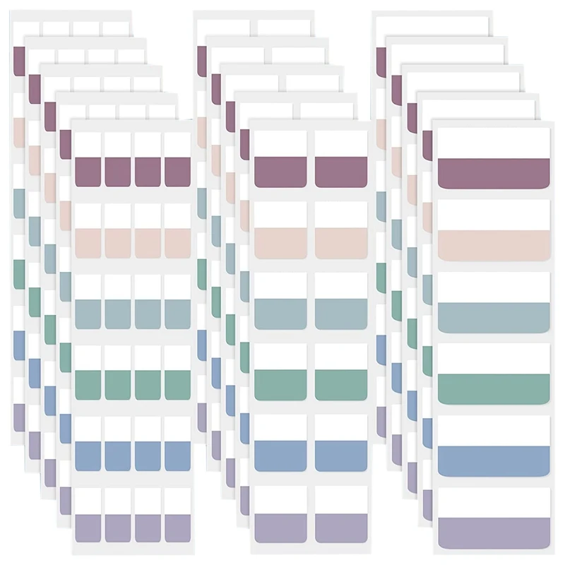 

420 Pcs Sticky Index Tabs Self Adhesive Flag Tabs Writable And Repositionable File Tabs Flags Page Markers, 3 Sizes