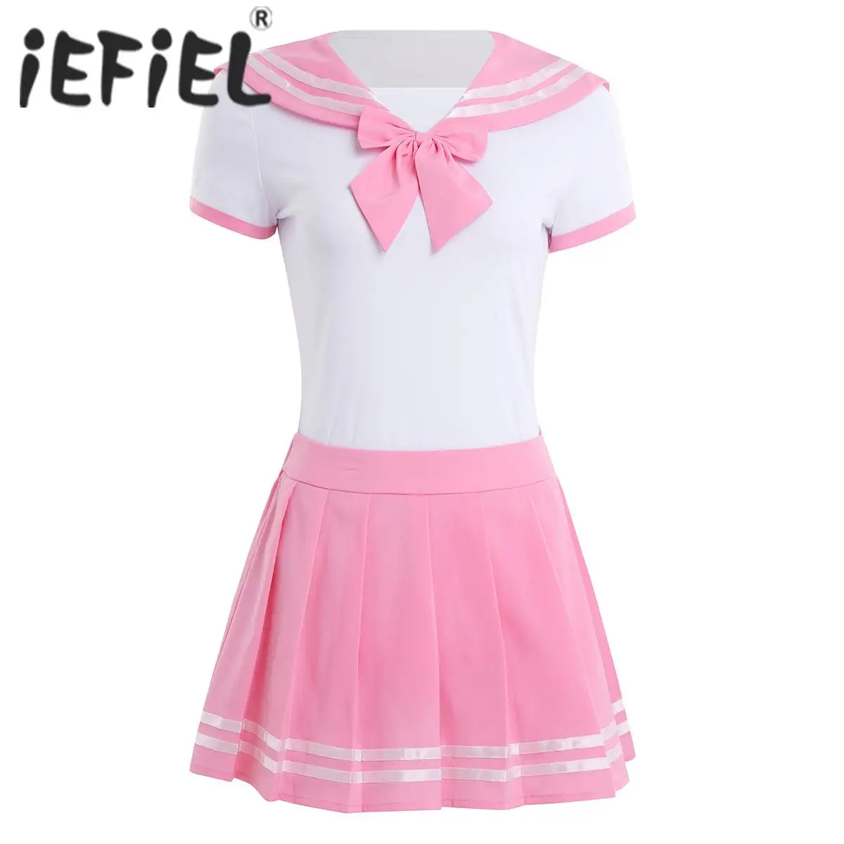 

Женский костюм для косплея для взрослых и школьниц, костюм для ролевых игр для девочек, Детский комбинезон с мини-плиссировкой, Студенческая юбка, клубная одежда
