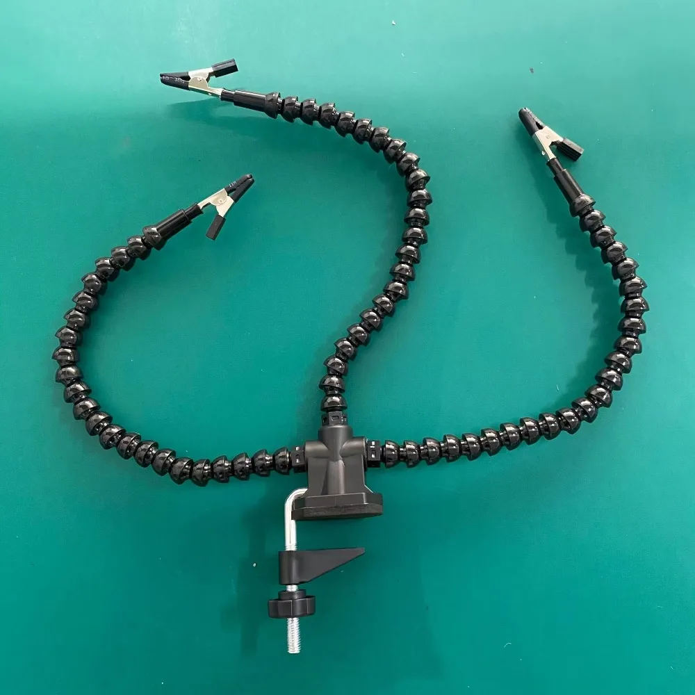 

Третья рука для пайки, синий, ABS