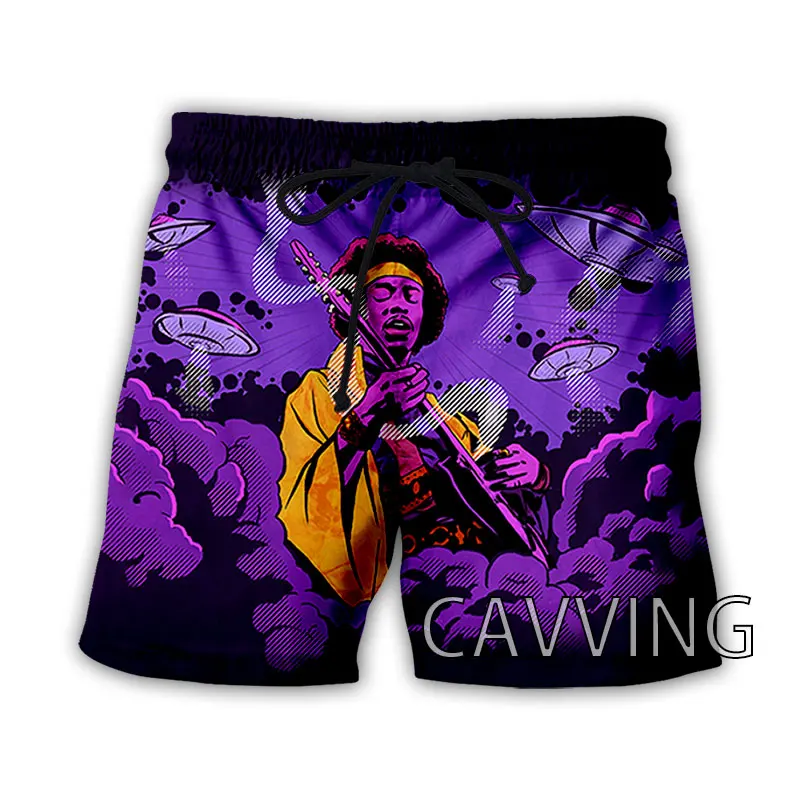 

Летние пляжные шорты CAVVING с 3D принтом Jimi Hendrix, уличная одежда, быстросохнущие повседневные шорты, спортивные шорты для женщин/мужчин, T02