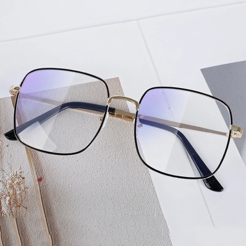 Винтажные очки в золотой металлической оправе мужские и женские солнцезащитные