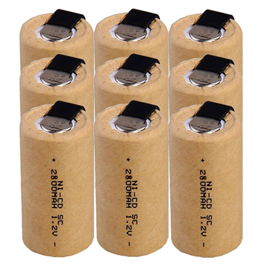 Оригинальная отвертка электрическая дрель аккумуляторы SC 1 2 в 2800 мАч Ni-Cd