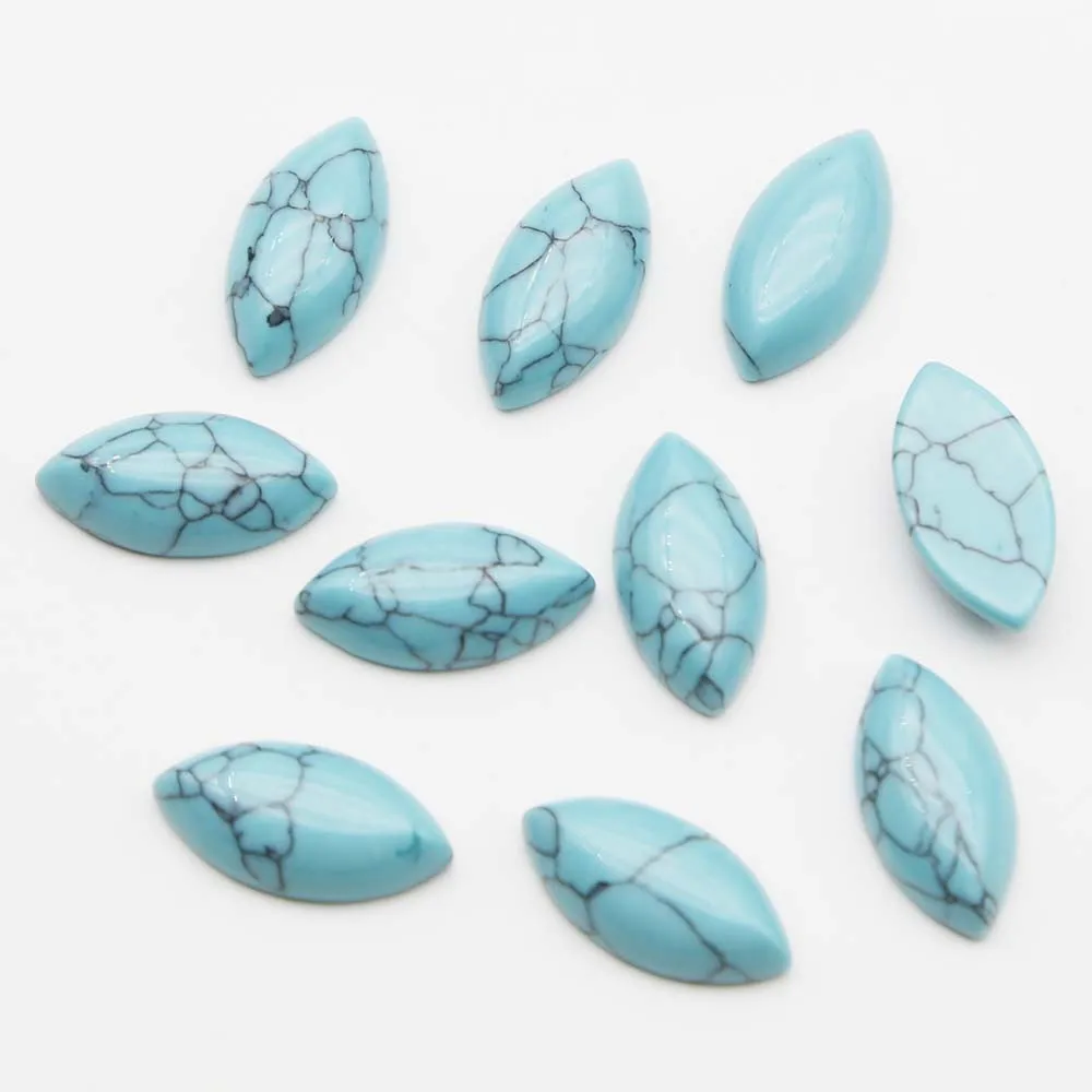 Natural Stone Crystal Agate Eye of Horus Rings Face CAB CABOCHON Horse Eyes Beads Reiki Jewelry Accessories Gift Wholesale 50Pcs