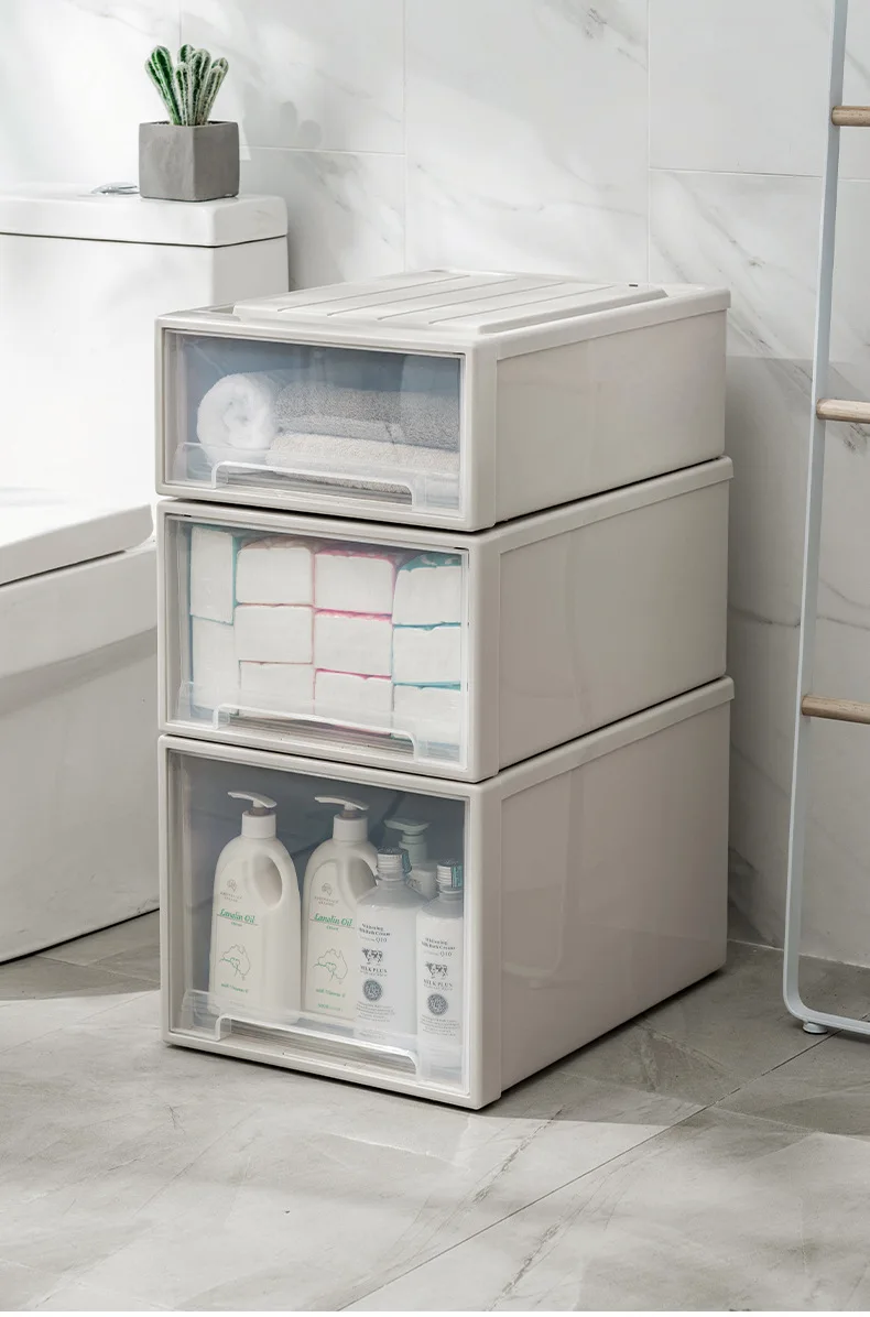 

Jul4171 Bathroom Sundries Storage Box Drawer Clothes Storage Cabinet