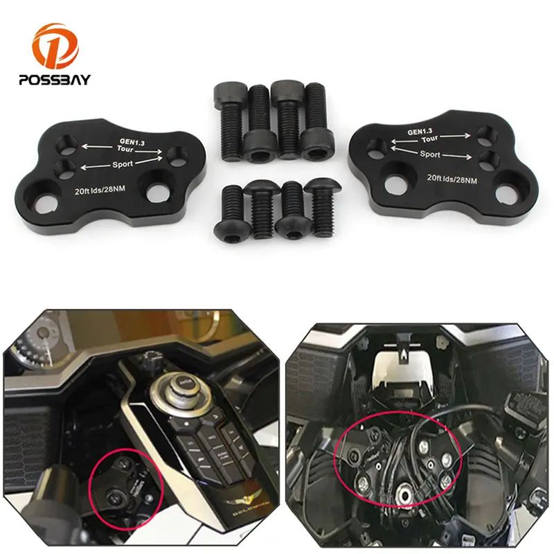 

Motorcycle Handlebar Risers Adapter Adjustable Handlebar Bar Clamps For Honda Goldwing GL1800 GL 1800 18-21 2018 2019 2020 2021