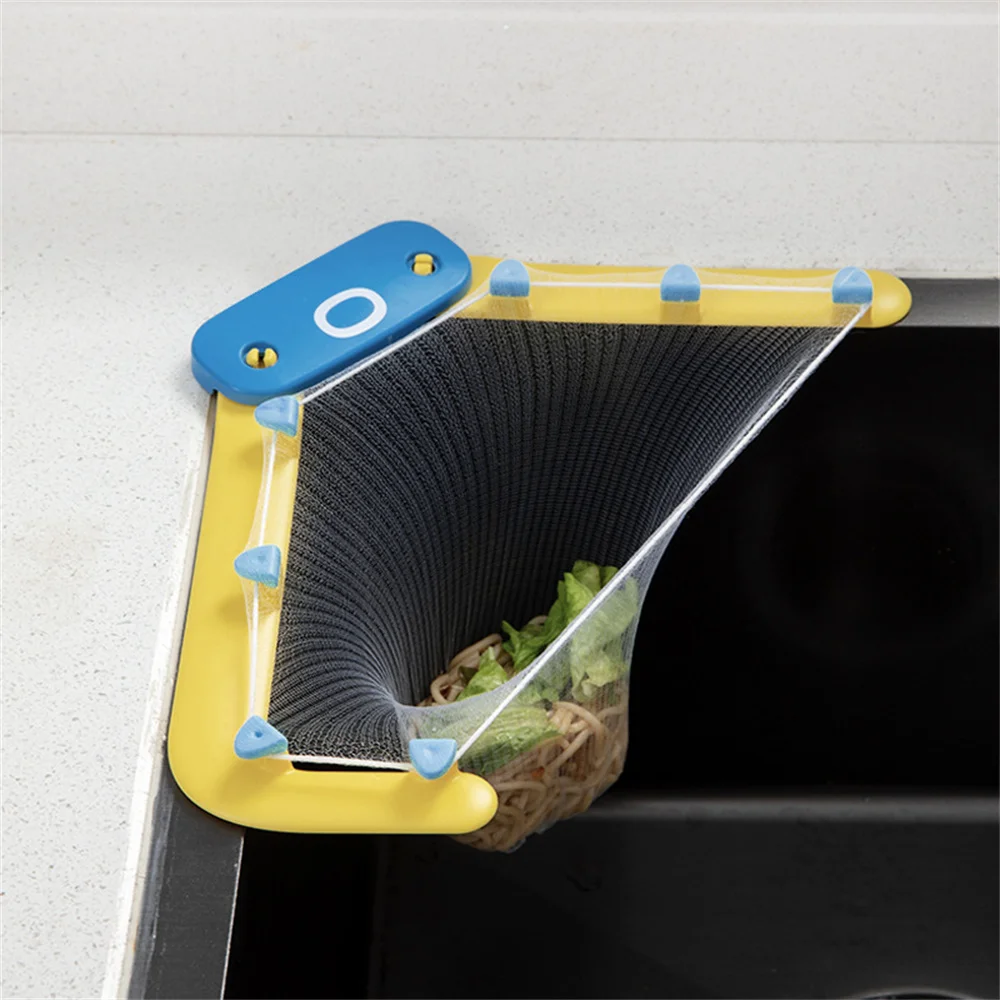 

Vegetable Fruit Draining Basket Kitchen Tool Octopus Sink Drain Rack Sink Garbage Filter Net Leakproof Mesh Storage