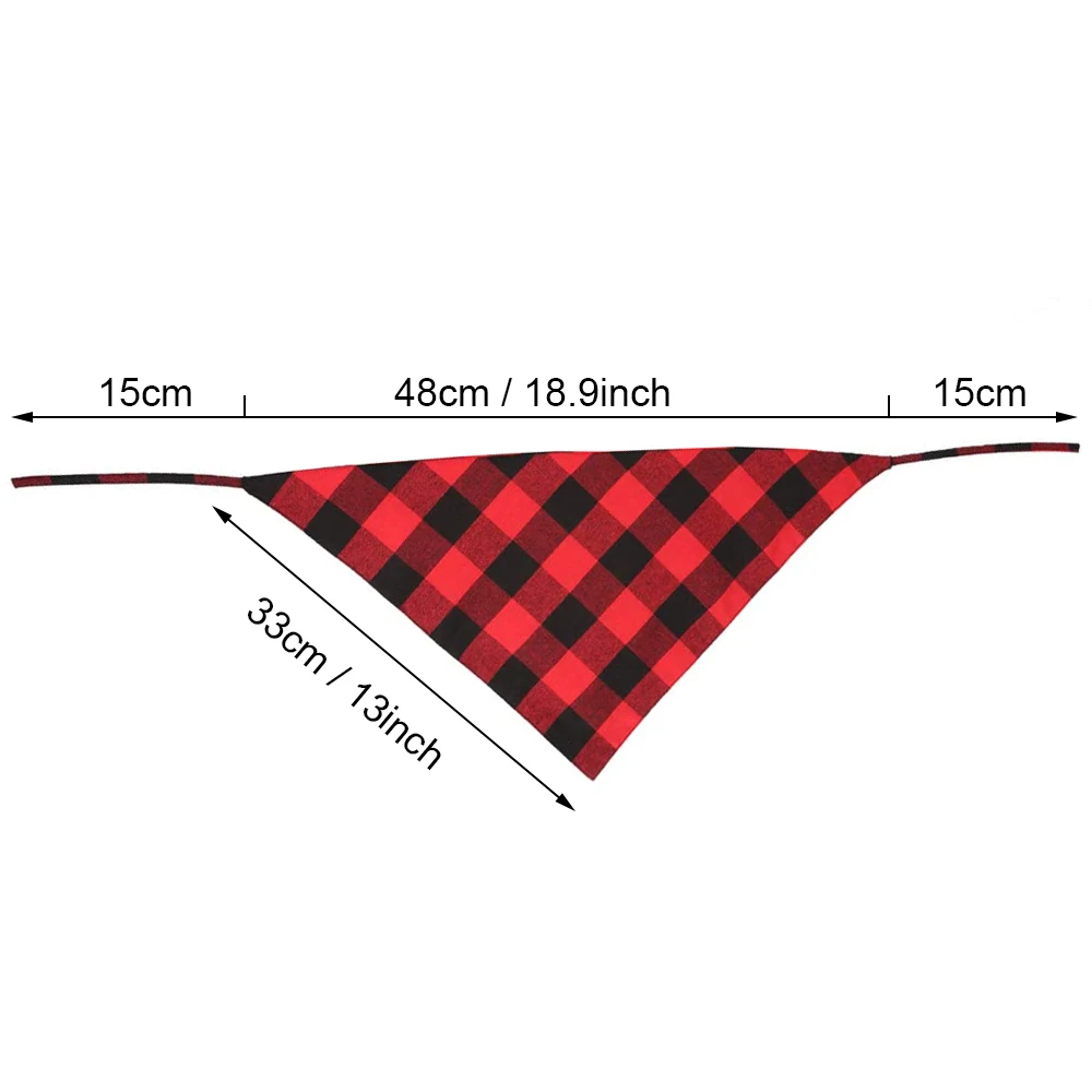Бандана для собак Рождественский треугольный шарф домашних животных аксессуары