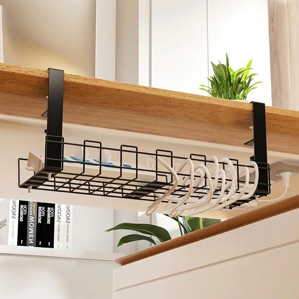 

Under Desk Wire Storage Rack Under Desk Cable Organizer Tray Cable Dropshipping Wholesale Wire Q8e9