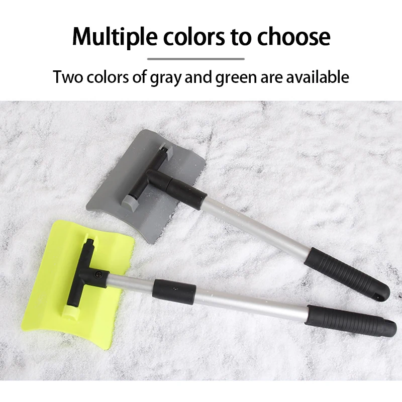 

Retractable Winter Car Snow Cleaning Glass Deicing And Frosting 180 Degree Rotating Aluminum Alloy Shovel Ice Scraper Car Brush