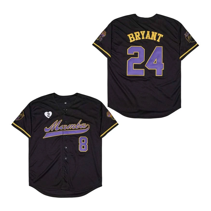Baseball Jersey Legend 8-24 Legacy Jerseys Sewing Embroidery Printed Portrait Sports Outdoor High Quality White Black 2023 New