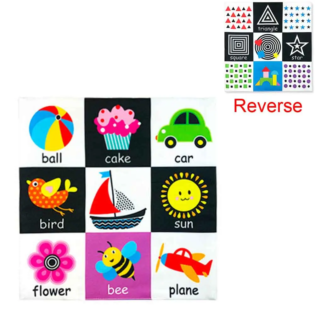 

0to12months Cloth Book Sound Newspaper Baby Toys Cognition Develop Educational Newborn Home Soft Kids Learning Interactive