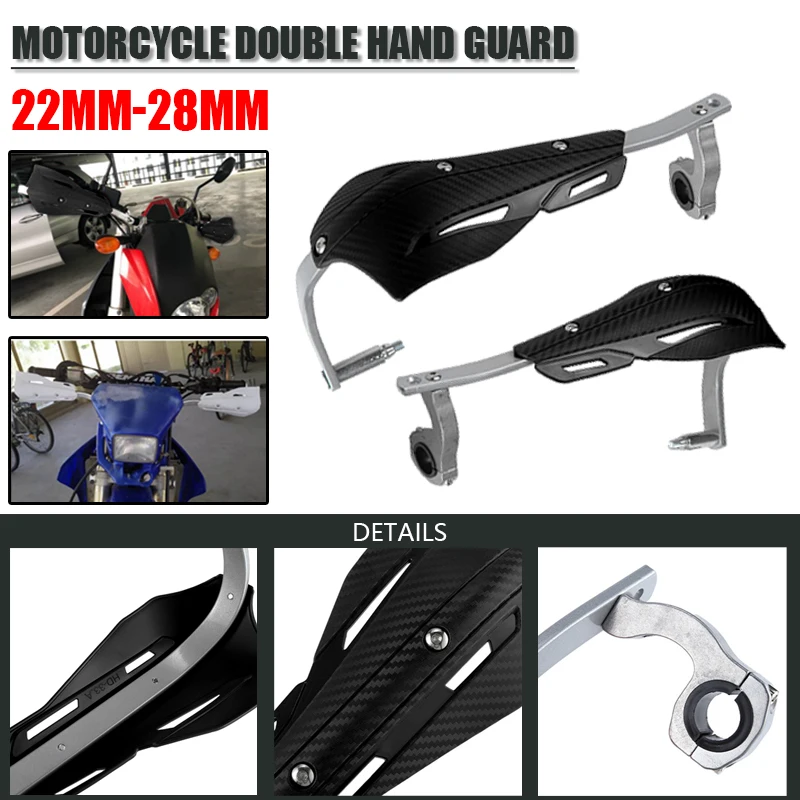 

Motorcycle Hand Guard Handguard Protector 22mm 28mm Universal Dirt Bike Enduro Supermoto Falling Protection