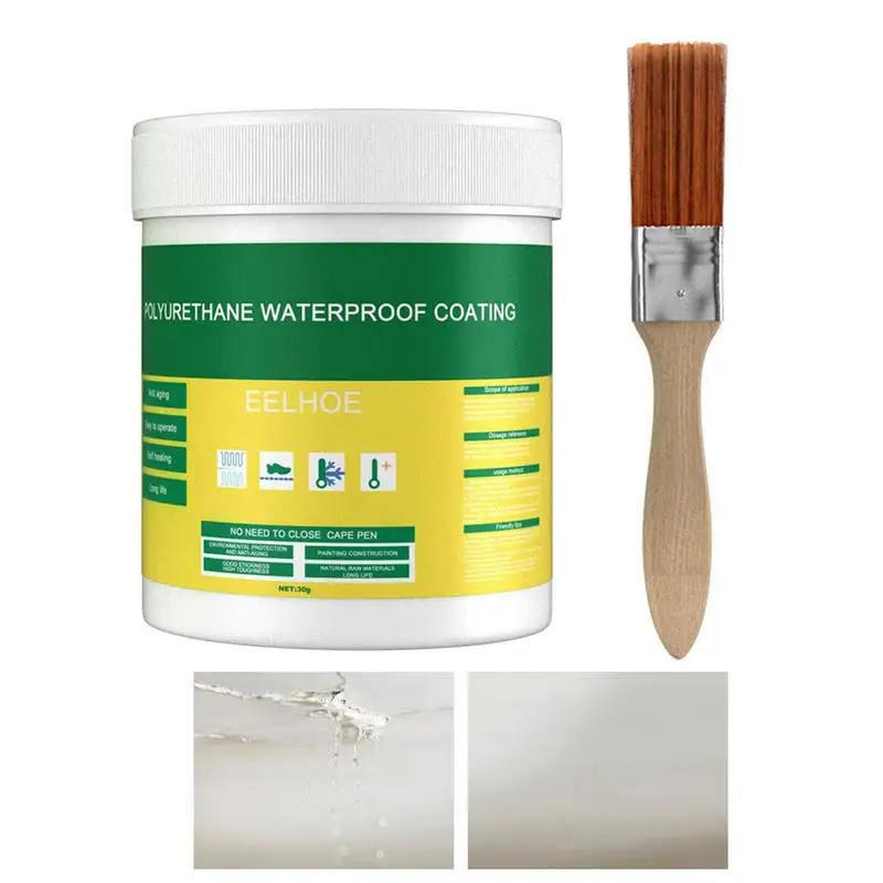

Waterproof Insulating Sealant Anti-Leakage Super Strong Waterproof Glue Sealant With Brush For Pipelines Window Sills Cracks And