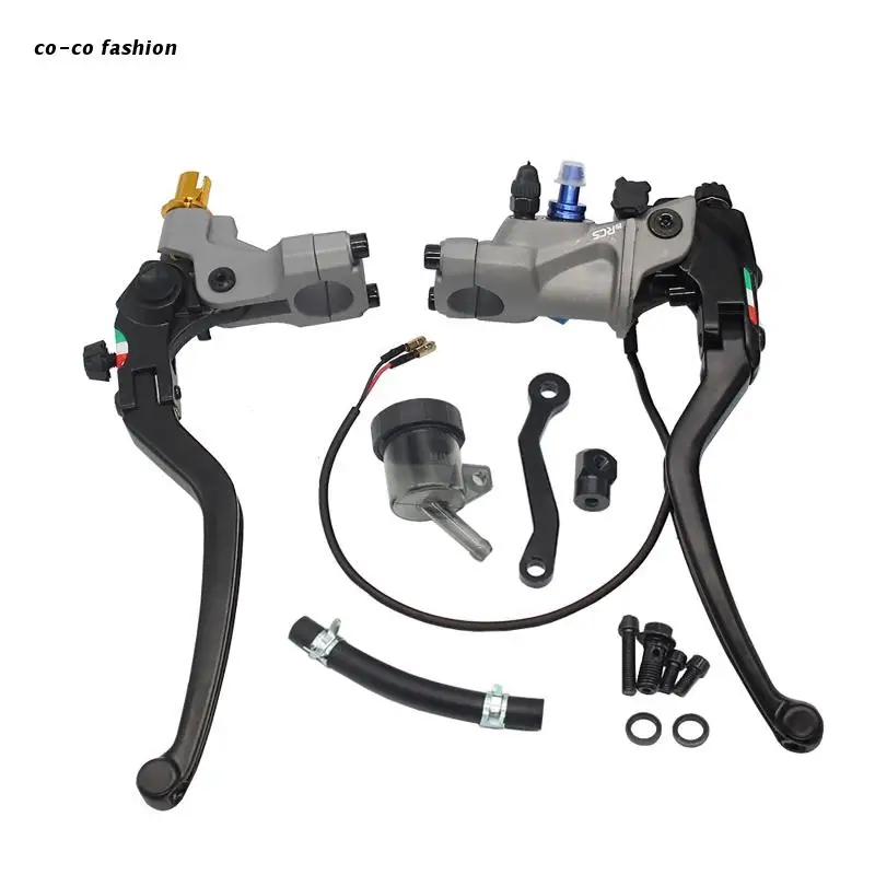 

517B 2 шт. CNC алюминиевый Универсальный рычаг тормоза мотоцикла скутера 7/8"