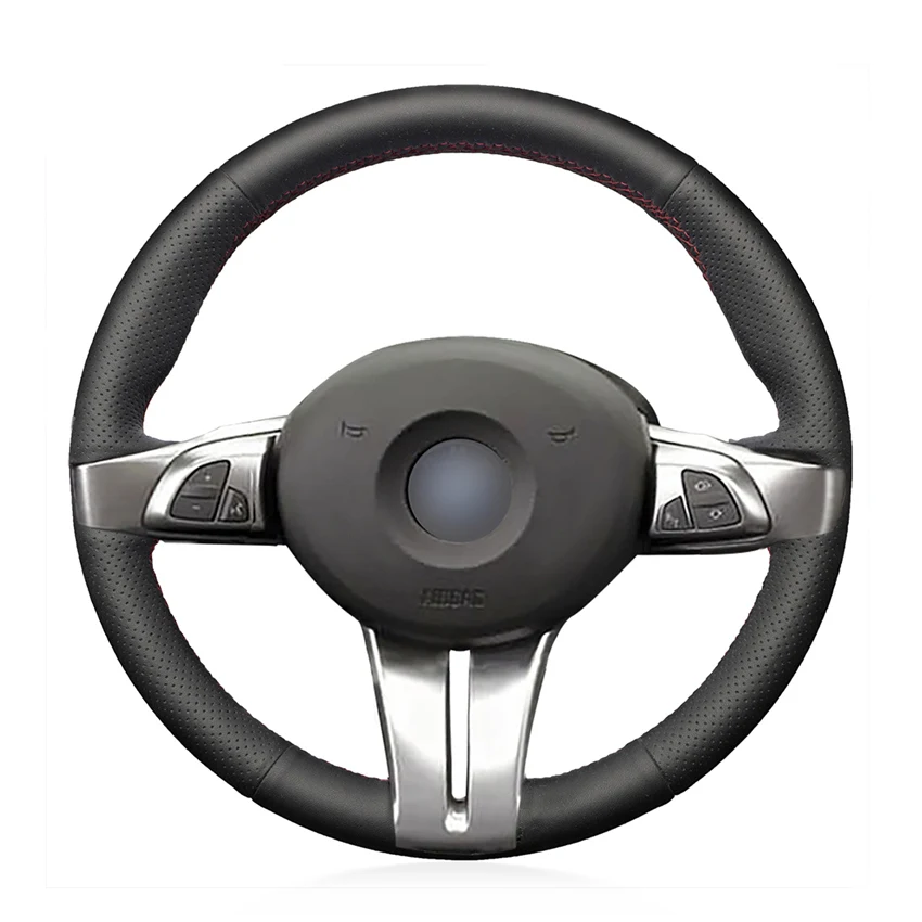 

Hand-stitched Non-slip Durable Micro Fiber Leathe Car Steering Wheel Cover Wrap For BMW Z4 2003 2004 2005 2006