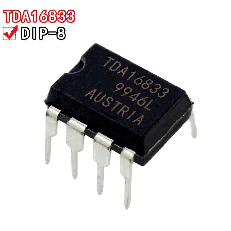 5 шт., TDA7231, TDA1311A, TDA16822, TDA16831, TDA16832, TDA16833, TDA7072A, TDA8941P, TDA2320A, DIP-8