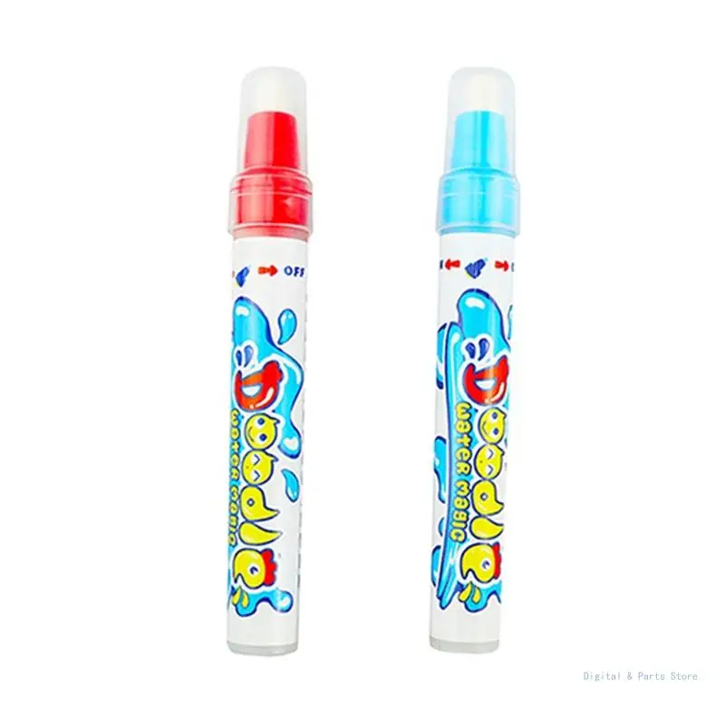 

M17F Magical Water Doodle Pens Blue/Red Water Mat Pens Water Pen Drawing Doodle Pens Blue/Red for Doodle Mat Water Book