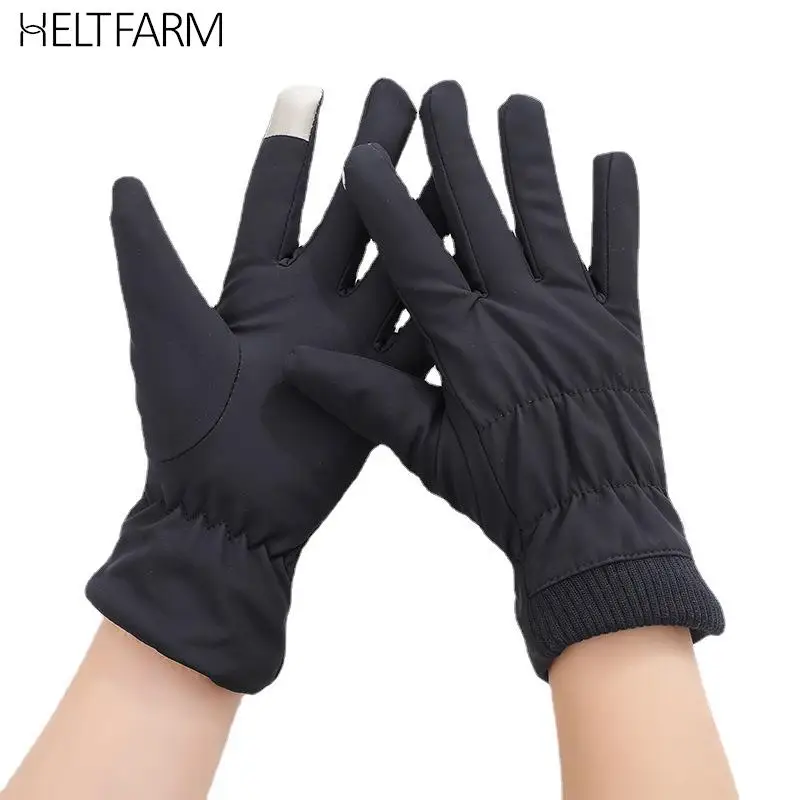 

Модные зимние женские перчатки, теплые флисовые варежки для сенсорного экрана, женские перчатки для катания на лыжах, вождения, снега