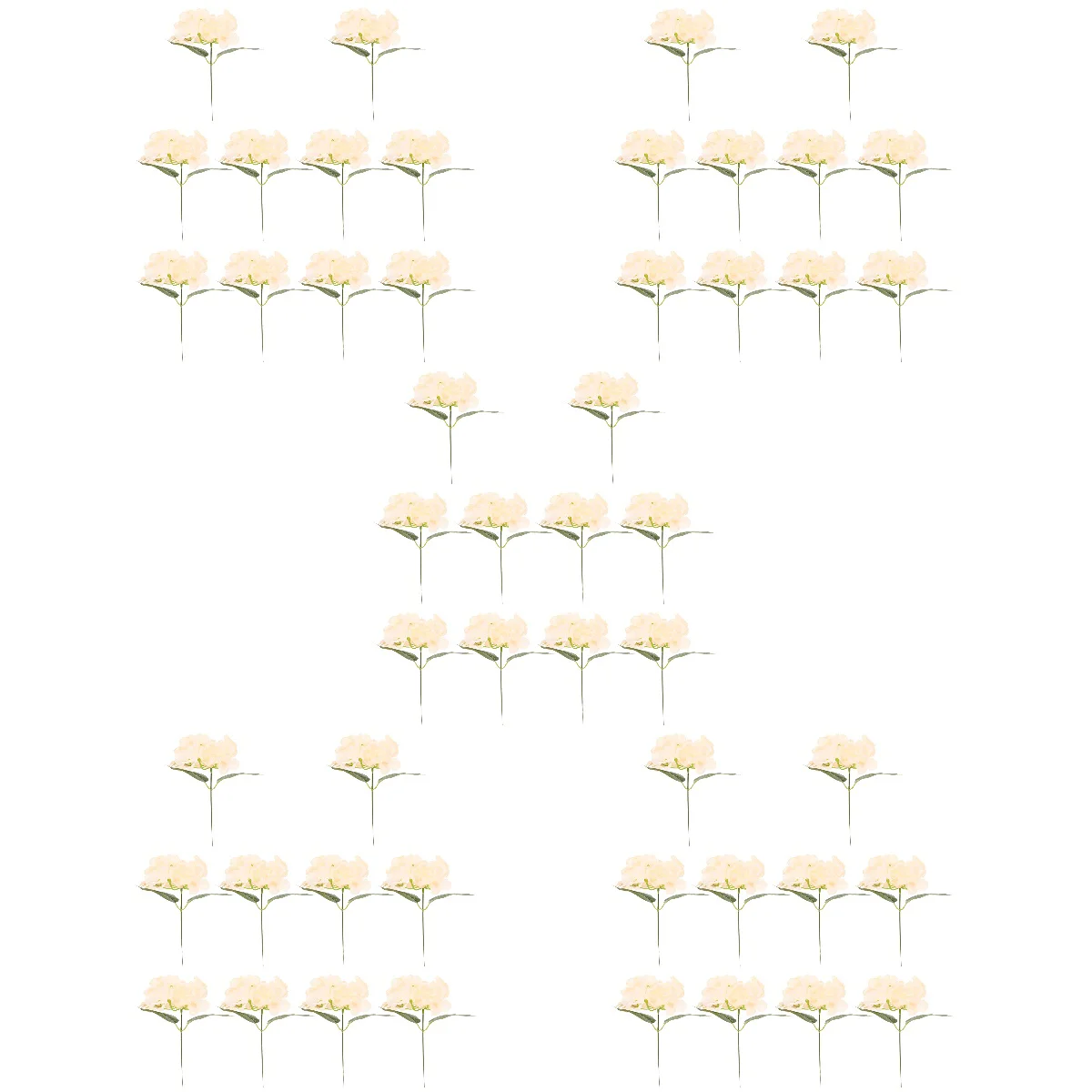 

50 pcs Creative Flower Bouquet Adornments Artificial Hydrangea Bouquet Ornaments