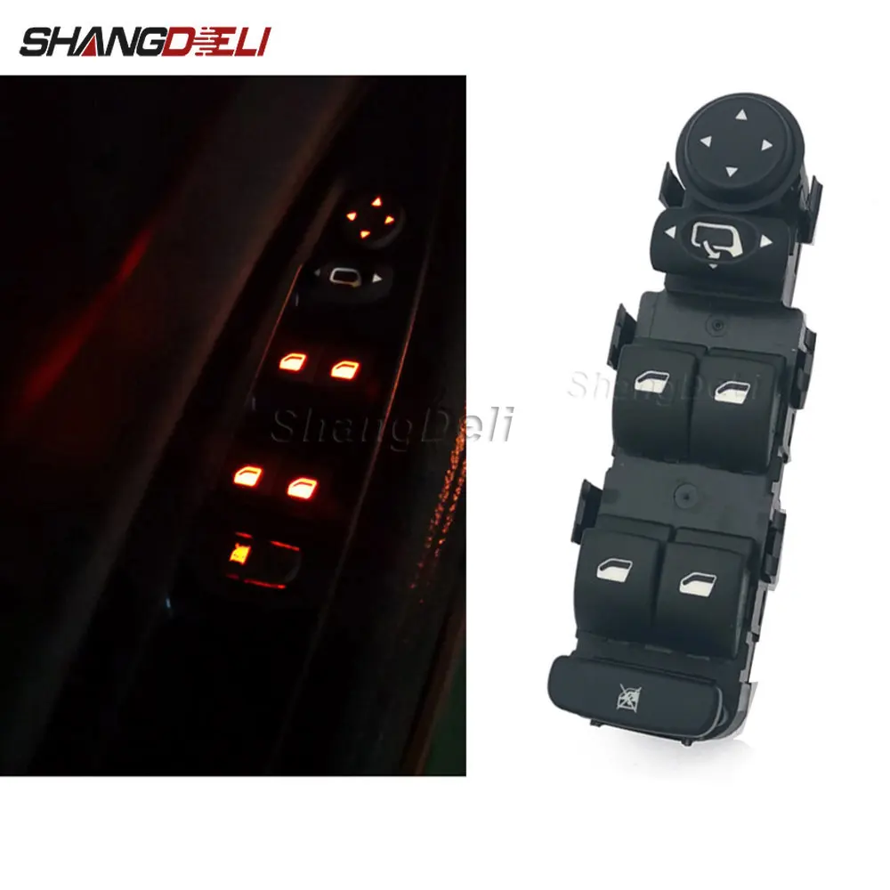 

Car Power Window Control Switch Window Lifter Switch Button Use For Citroen C4 2004 - 2010