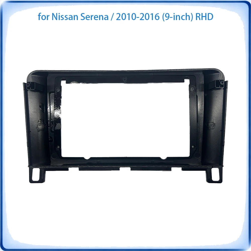 Фото Рамка для автомагнитолы Nissan Serena 2010-2016, 9 дюймов, для праворульных авто, с декодером Canbus и проводкой, аксессуары для авто, Plug & Play №2