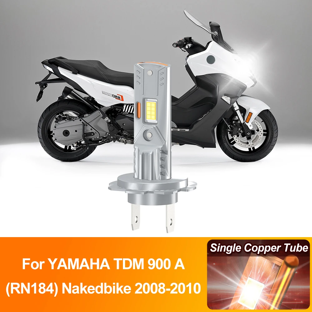 

10000Lm H7 светодиодная фара для мотоцикла 12 в 60 Вт 6000K Plug And Play для YAMAHA TDM 900 A (RN184) Nakedbike 2008 2009 2010