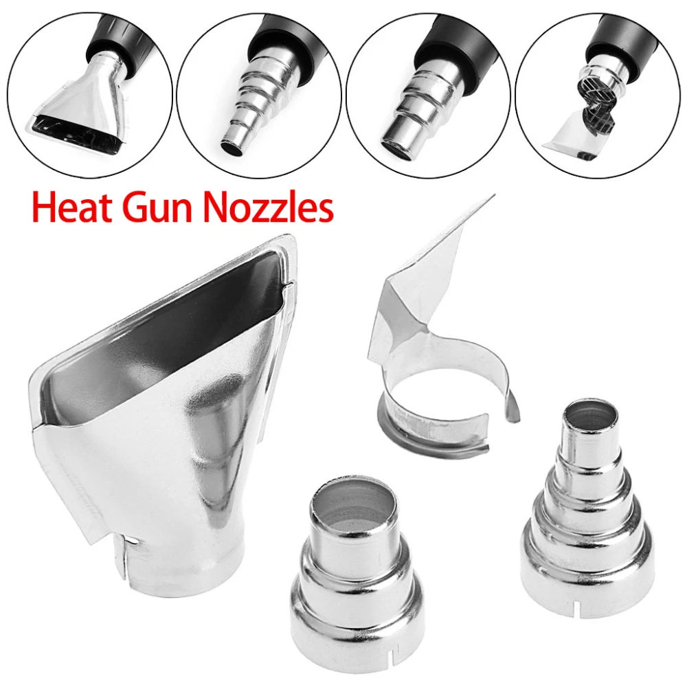 Stainless Steel Heat Gun Nozzle For Hot Air Heat Gun 35mm Diameter Rework Soldering Station Industrial Hot Air Gun Shrink Tools