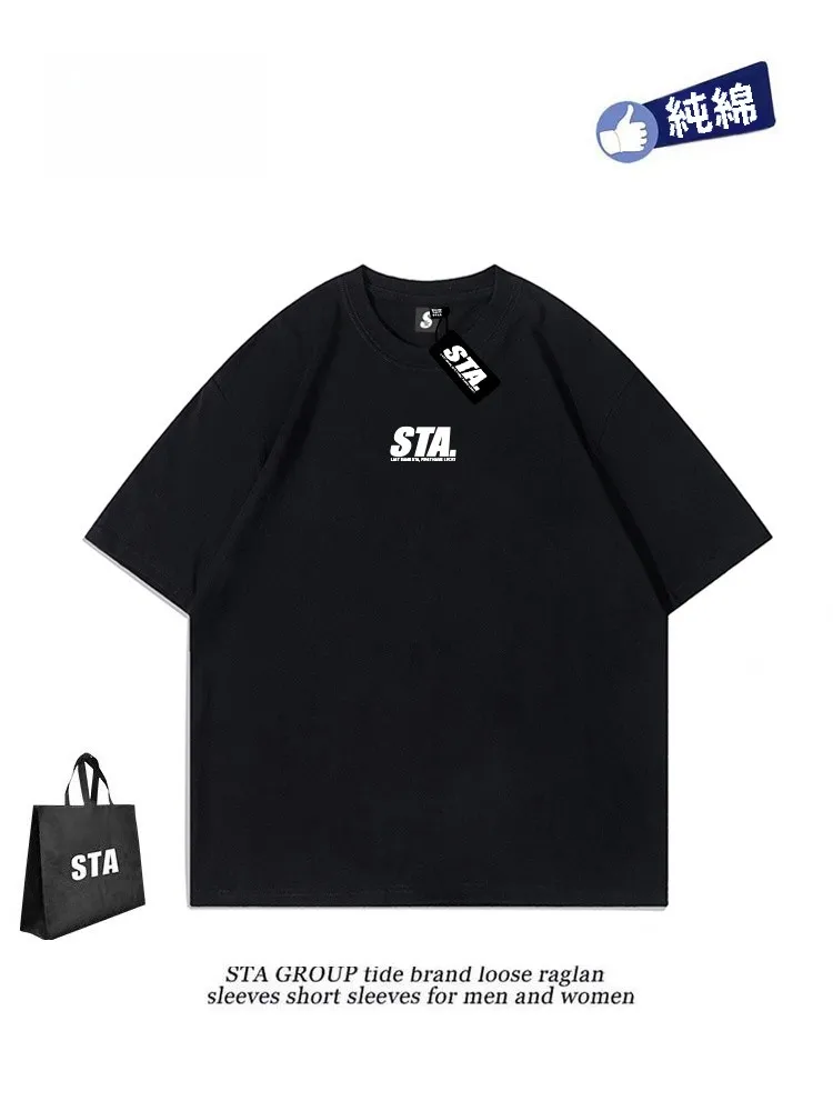 Флагманский магазин STA Аутентичная футболка с коротким рукавом для мужчин и