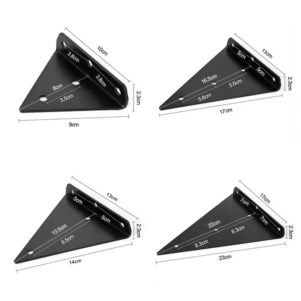 Практичный угловой кронштейн экономия пространства прочная треугольная
