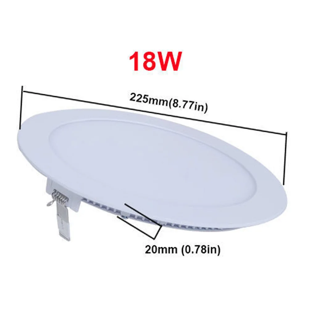 

Led Ceiling Lamp Panel Down Light Bedroom Lighting Neutral White Cold 3W 6W 9W 12W 15W 18W Living Room Kitchen Bathroom Lamp