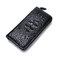 genuine leather mens luxury business wallet high quality trend purse large capacity handbag multiple card positions clutch bag