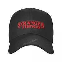 stranger things season 3 baseball cap women upside down trucker cap eleven female graphic grunge snapback hat fashion men bone