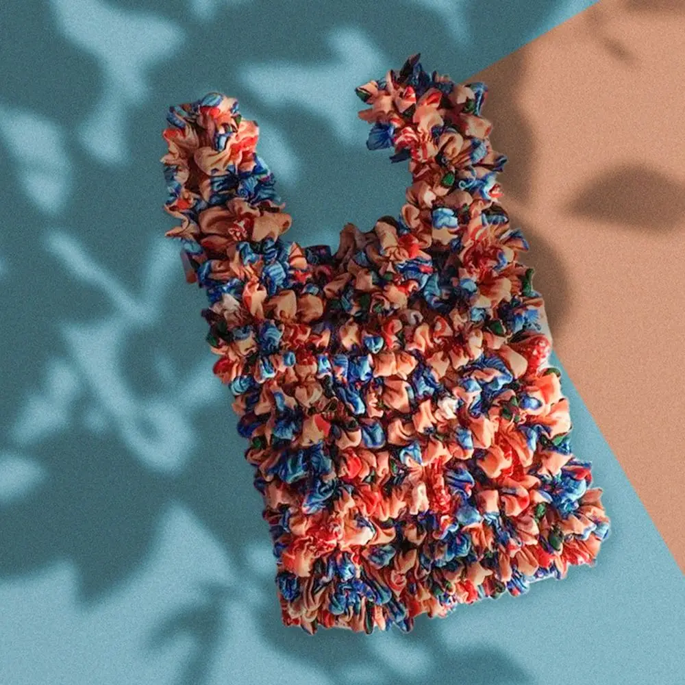 Складная многоразовая сумка для хранения покупок Большая емкость ручная Мода