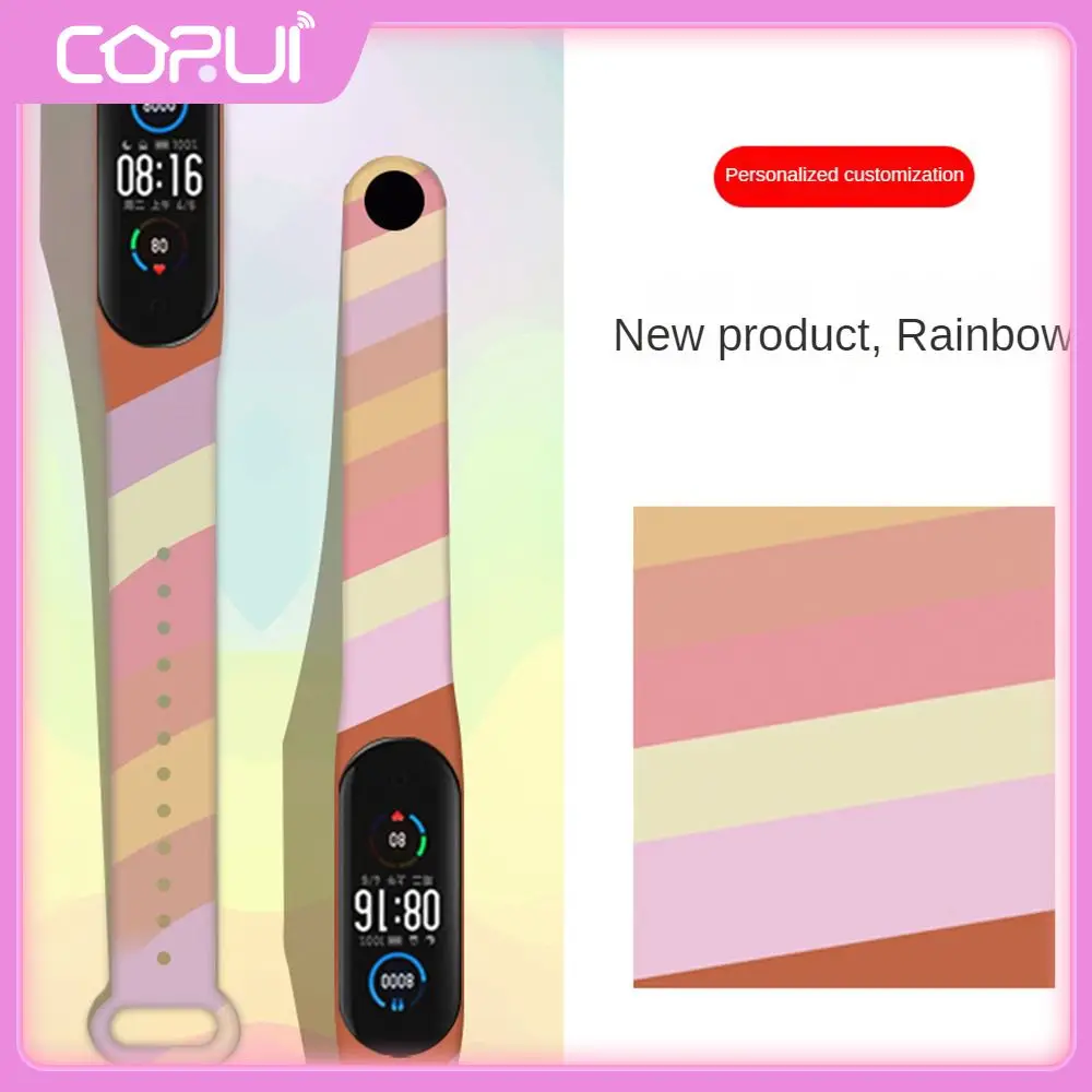 

Bracelet Replacement Morandi Wristband Impact Watch Band Anti-dents Strap Wristband Accessories Anti-scratches Silicone Strap