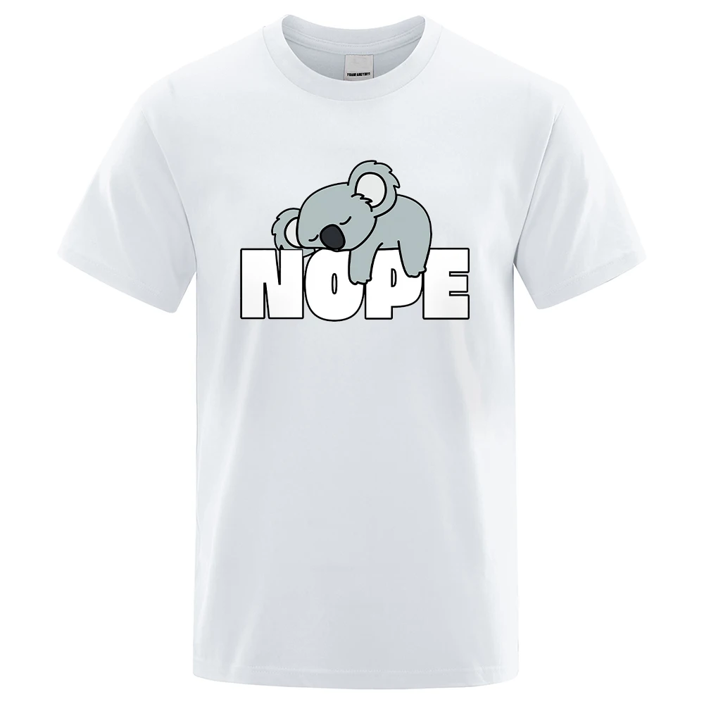 Футболка мужская хлопковая с принтом милая Повседневная рубашка коротким