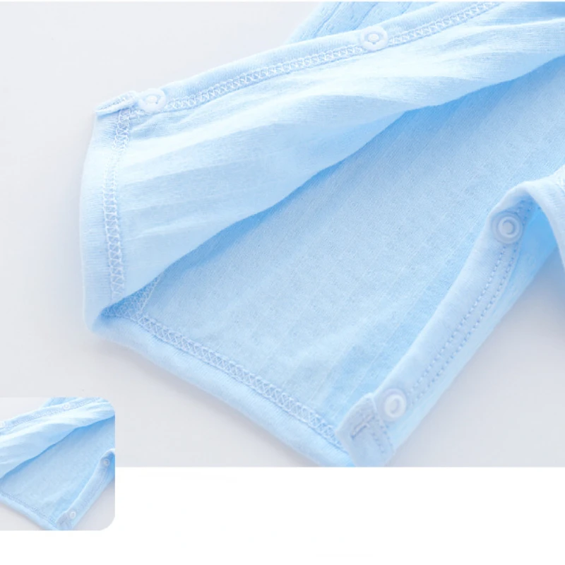 Baby Clothes Bodysuit Sweatshirt 100% Cotton Newborn Infant Toddler Long Sleeve Girls Boys Lace-up Onesie