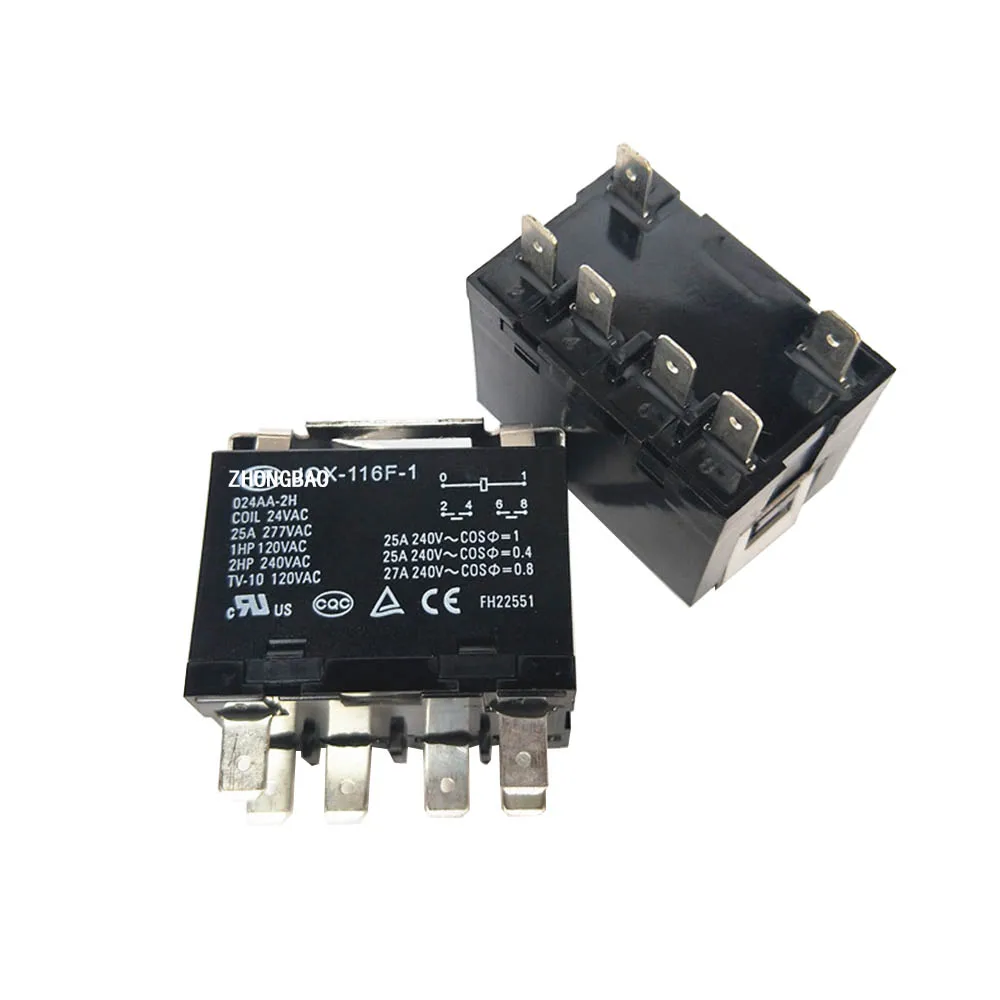 

JQX-116F-1 024AA-2H 6 25A24VAC