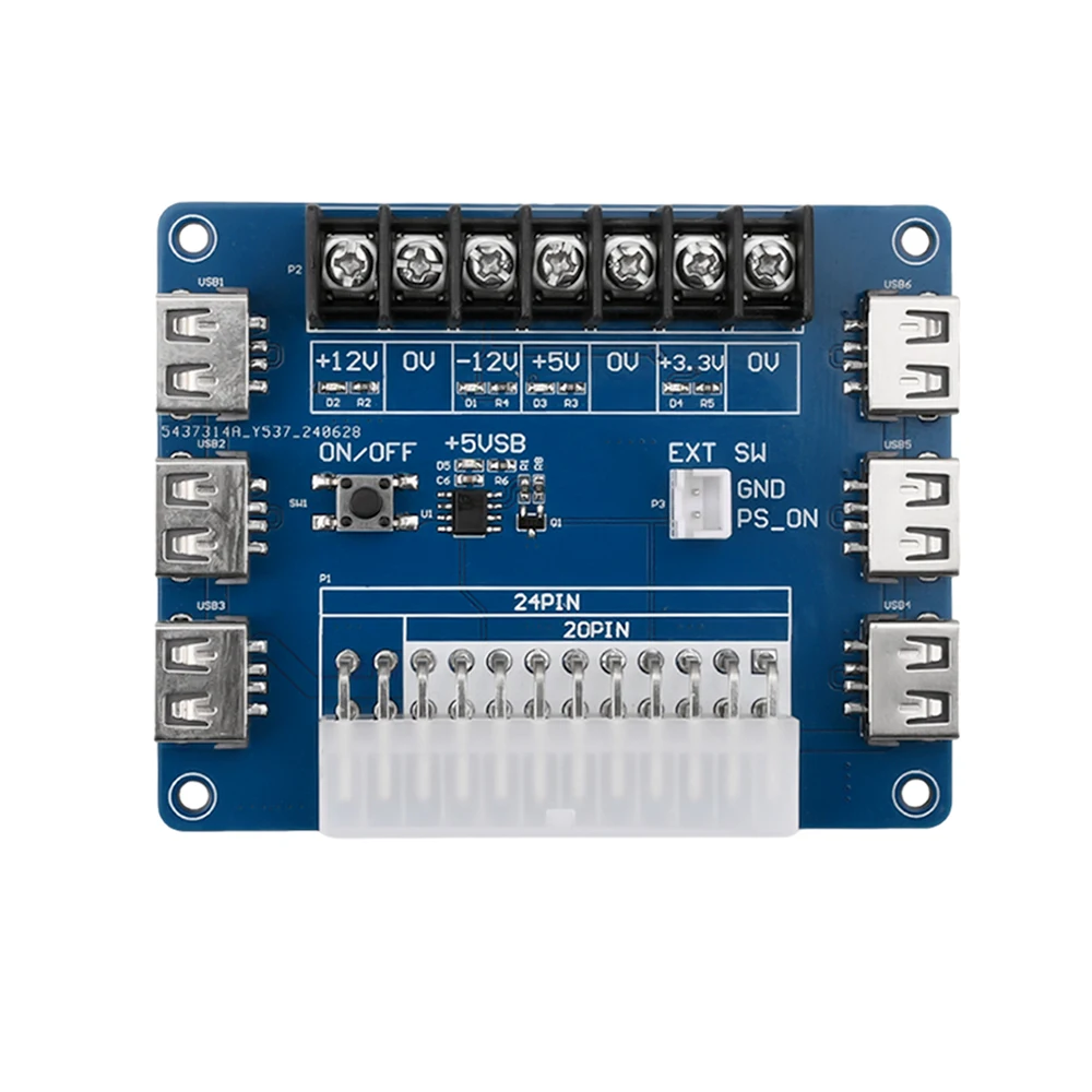 Корпус настольного компьютера на 24 контакта блок питания ATX модуль адаптера для