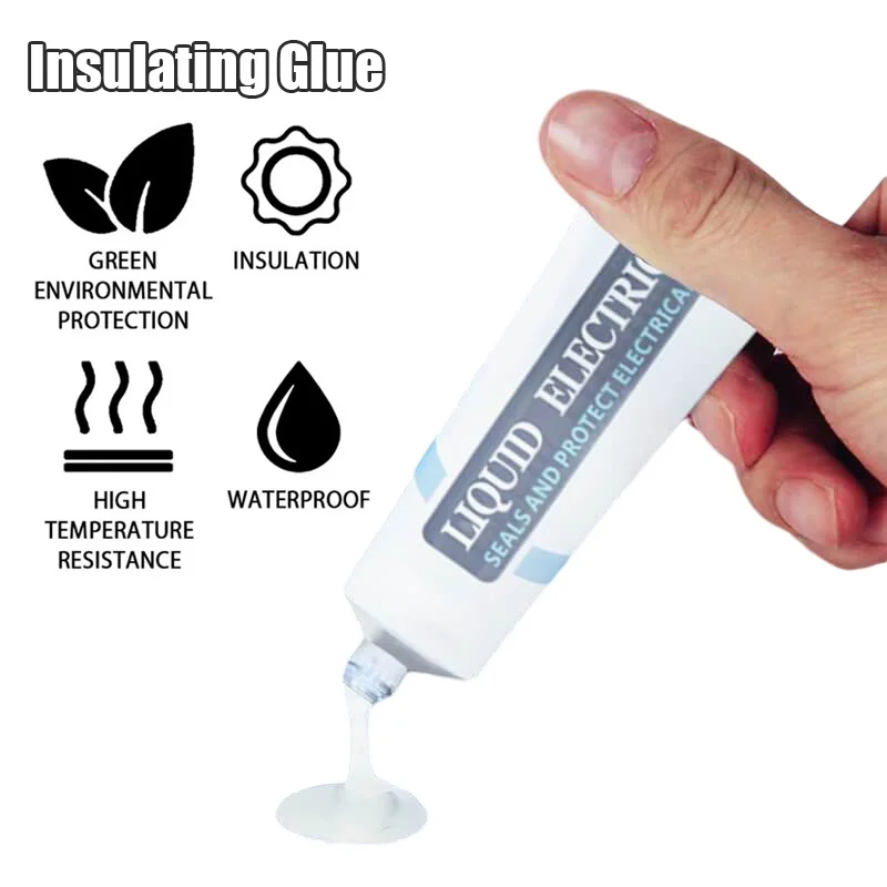 

30ml Insulating Glue Sealing Agent High Temperature Resistance Waterproof Auto Circuit Wiring Repair Glue Electronic Sealant