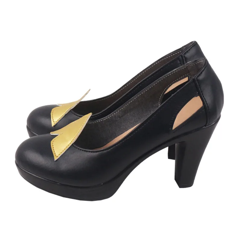 Ботинки для косплея из аниме Genshinimpact Ningguang комикс карнавальный костюм на Хэллоуин