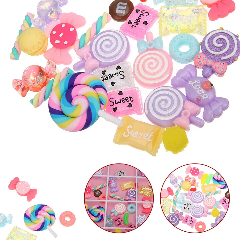 

30 шт., DIY Искусственные конфеты, милые поделки