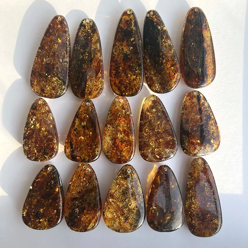 100% натуральный бурштиновый кулон Piebald натуральное уникальное ожерелье Chian дизайн