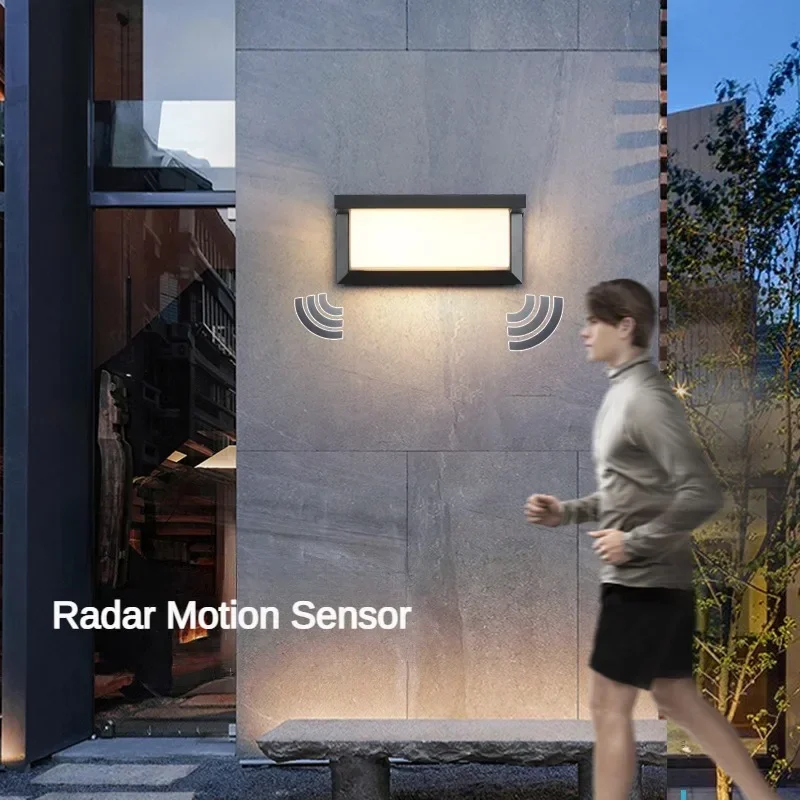 Фонари водонепроницаемый IP65 датчик движения фонарь наружное освещение