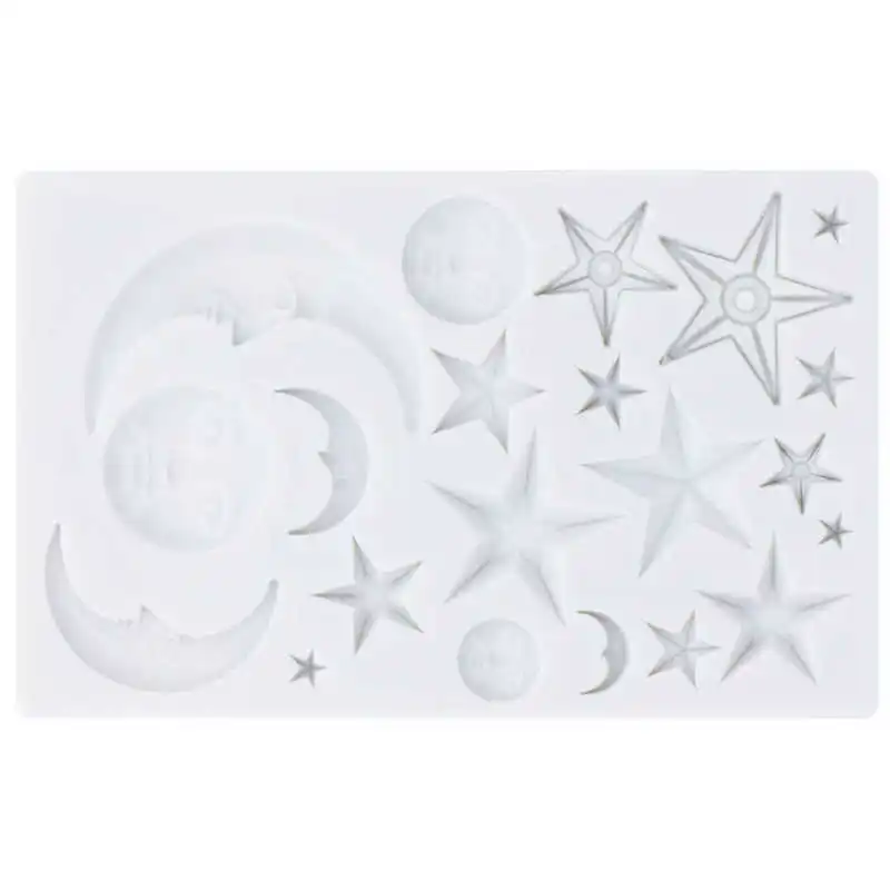 

Silicone Fondant Mold Nonstick Flexible Silicone Baking Mold for Chocolate for Cake for Fondant